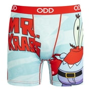 ODD SOX, Funny Men's Boxer Briefs Underwear, Nickelodeon SpongeBob, Mr. Krabs